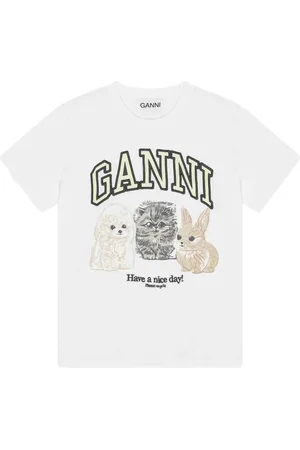 Ganni T-shirt con logo