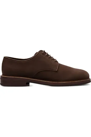 Brunello Cucinelli Stringate in pelle scamosciata