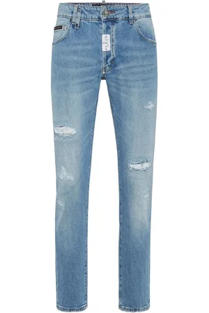 Philipp Plein Jeans skinny con effetto vissuto