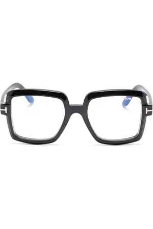 Tom Ford Occhiali squadrati con logo inciso