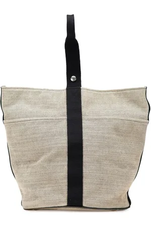 Hermès Borsa a secchiello Toile Saxo GM 1990-2010