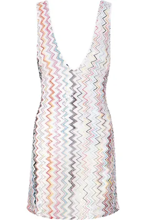 Missoni Abito midi con motivo a zigzag