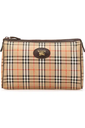 Burberry Clutch in tela Haymarket Check in tela XX secolo