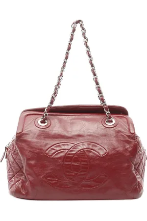 CHANEL Borsa tote CC Timeless Frame in pelle di agnello 2009-2010