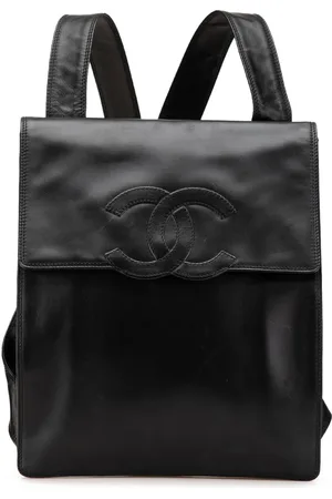 CHANEL Zaino CC in pelle di agnello 2000-2002