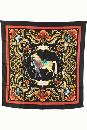 Hermès Foulard Cheval Turc in seta XX secolo