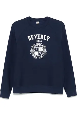Sporty & Rich Felpa con applicazione Beverly Hills