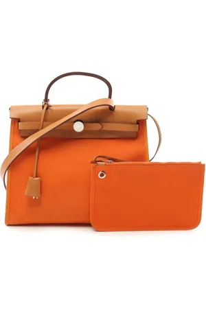 Hermès Borsa a tracolla Herbag 31 in tela Toile con zip 2009