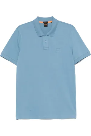 HUGO BOSS Polo in cotone con ricamo logo