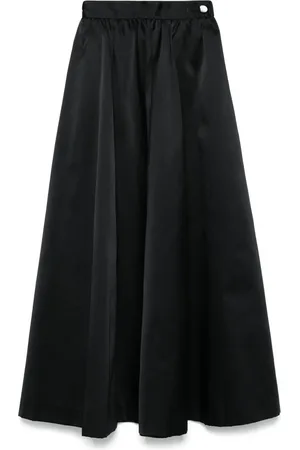 Saint Laurent Gonna lunga in raso anni 