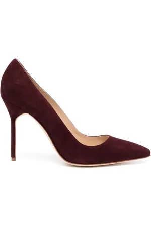 Manolo Blahnik Pumps in pelle scamosciata 110mm