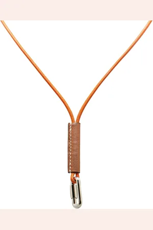 Hermès Collana costume Curiosite Mousqueton in pelle Swift 2021-2025