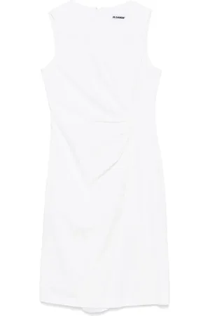 Jil Sander Abito midi in popeline anni 2010
