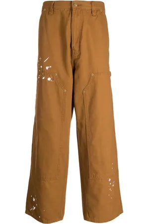 Izzue Pantaloni dritti con effetto vernice