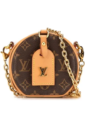 LOUIS VUITTON Borsa a tracolla Boite Chapeau Necklace mini con monogramma 2019