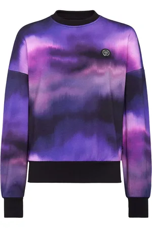 Philipp Plein Felpa con fantasia tie dye