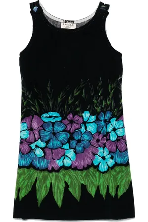 A.N.G.E.L.O. Vintage Cult Abito midi a fiori Pre-owned anni 