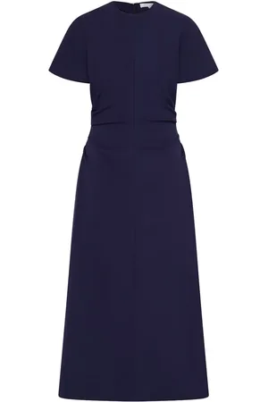 RACHEL GILBERT Abito midi con dettaglio plissettato