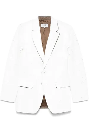 Maison Margiela Blazer con effetto craquelé