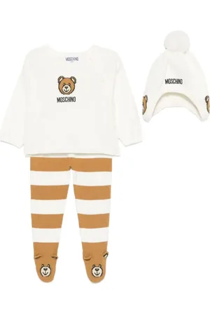 Moschino Set Teddy Bear con pantaloni