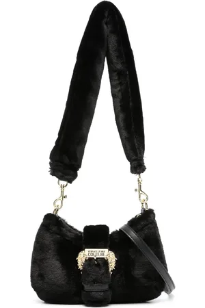 VERSACE Borsa a spalla Couture 1 in finta pelliccia