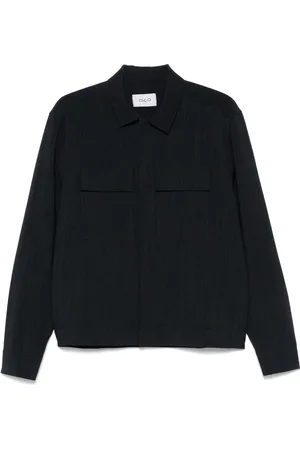 D4.0 Giacca-camicia con trama seersucker