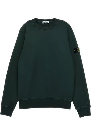 Stone Island Felpa con applicazione Compass