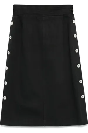 Saint Laurent Gonna midi denim anni 