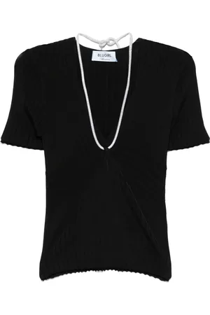 Blugirl Top in maglia a coste