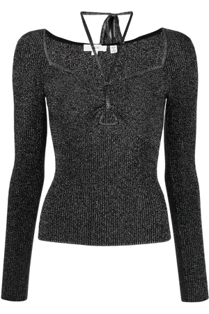 A.L.C. Blusa lamé