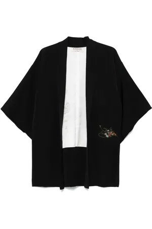A.N.G.E.L.O. Vintage Cult Kimono con ricamo a fiori Pre-owned anni 