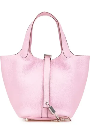 Hermès Borsa a mano Picotin Lock 18 in pelle Clemence 2023