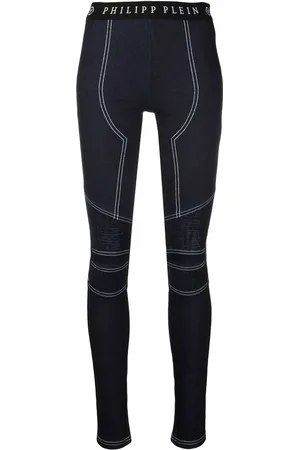 Philipp Plein Leggings a vita alta Super