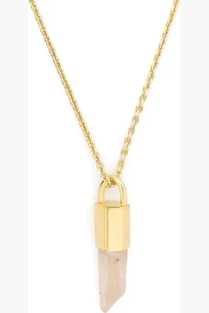 PARTS OF FOUR Collana con pendente in quarzo Talisman