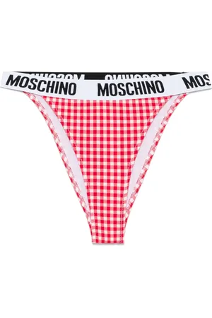 Moschino Slip bikini a quadretti