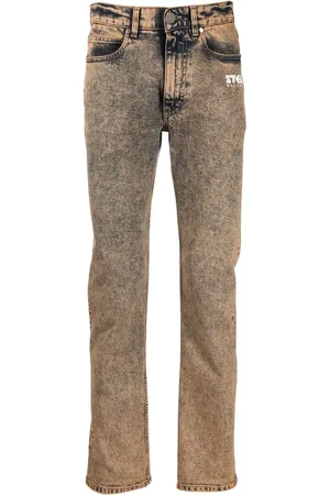 Stella McCartney Jeans dritti con stampa