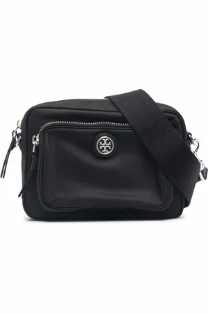 Tory Burch Borsa a tracolla con placca logo