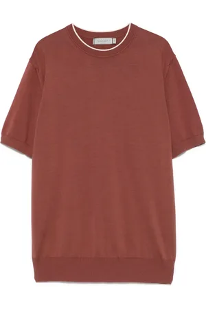 CANALI T-shirt in maglia fine