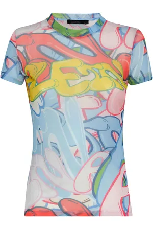 Philipp Plein T-shirt con stampa graffiti
