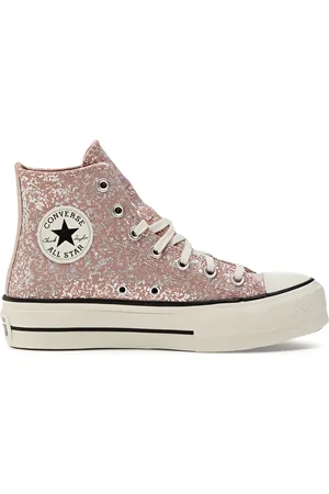 Converse Sneakers Chuck Taylor Glitter con suola rialzata
