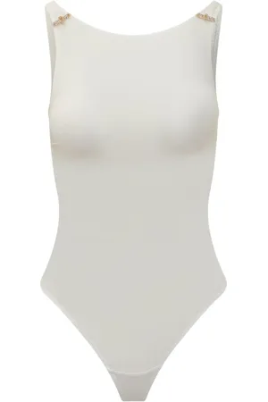 Elisabetta Franchi Body con cristalli