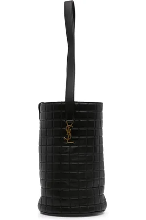 Saint Laurent Borsa a secchiello Cecile media in pelle di agnello 2023