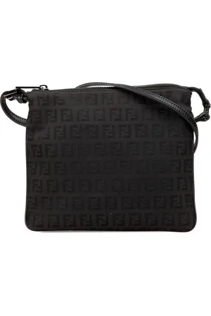 Fendi Borsa a tracolla in tela con motivo Zucchino 2000-2010
