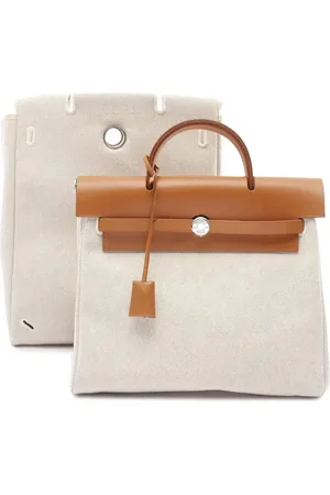 Hermès Zaino Herbag PM in tela Toile 2002
