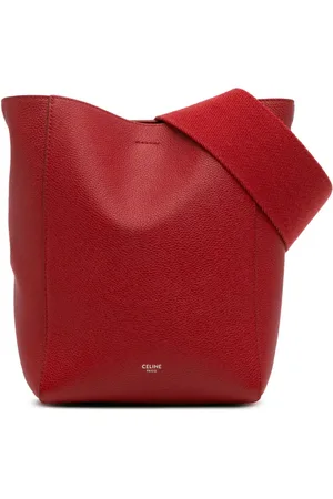 Céline Borsa a secchiello Seau Sangle piccola in pelle 2018