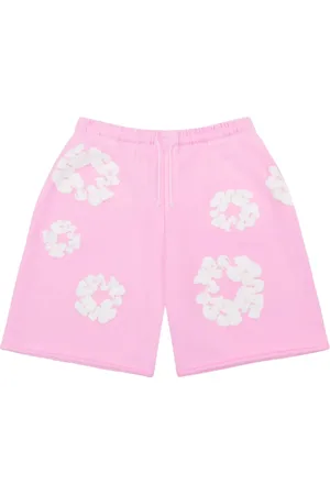 DENIM TEARS Shorts sportivi The Cotton Wreath Black