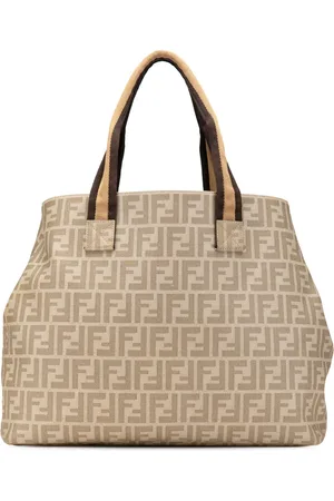 Fendi Borsa tote Spalmati con motivo Zucca 2000-2010