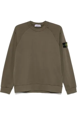Stone Island Felpa con applicazione Compass