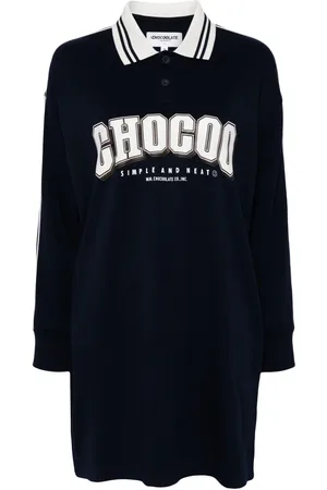Chocoolate Abito modello felpa con stampa
