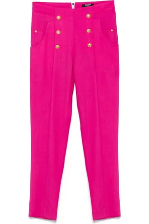 Balmain Pantaloni con bottoni logati